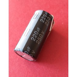 CAPACITOR ELECTROLITICO 220mf  250v